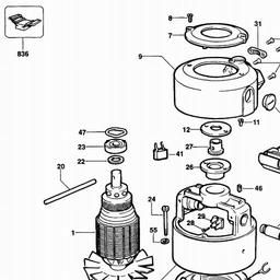 Elu MOF112 spare parts