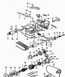 Elu MHB158 spare parts