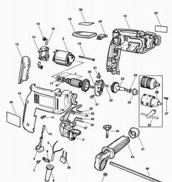 Black & Decker KD574RE DRILL spare parts
