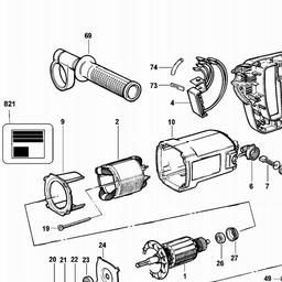 Elu DB10EK spare parts