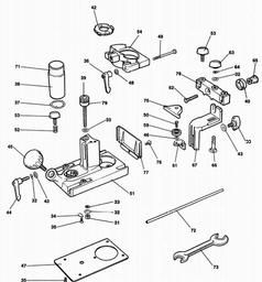 Elu EZKF661 spare parts