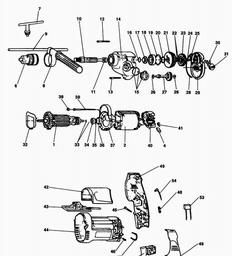 Black & Decker P2213 DRILL spare parts