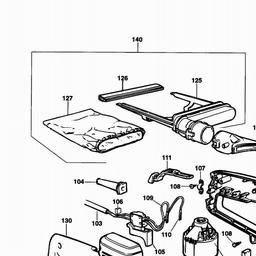 Black & Decker KA190 RANDOM ORBIT SANDER spare parts