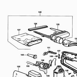 Black & Decker KA190E RANDOM ORBIT SANDER spare parts