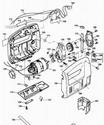 Black & Decker KS529 JIGSAW spare parts