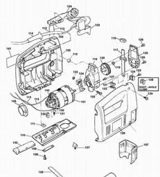 Black & Decker KS533E JIGSAW spare parts