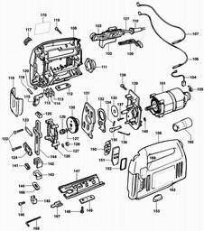 Black & Decker KS4000 JIGSAW spare parts