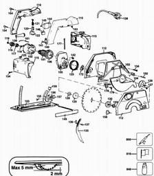Black & Decker KS840 CIRC. SAW spare parts