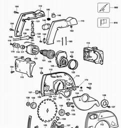 Black & Decker KS864 CIRCULAR SAW spare parts