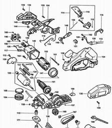 Black & Decker KW725 PLANER spare parts