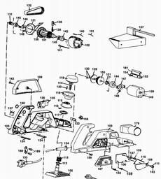 Black & Decker KW750 PLANER spare parts