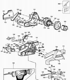 Black & Decker KA83 BELT SANDER spare parts