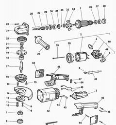 DeWalt DW475 spare parts