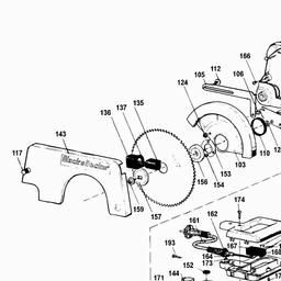 Black & Decker KS810 MITRE SAW spare parts