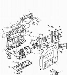 Black & Decker MST533E JIGSAW spare parts