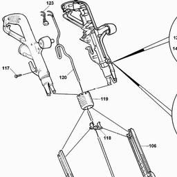 Black & Decker GL560 STRING TRIMMER spare parts