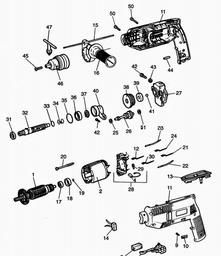 Black & Decker PL25 DRILL spare parts