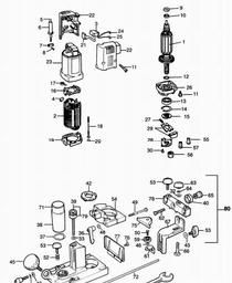 Elu MKF267 spare parts