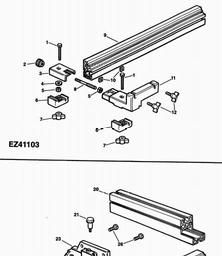 Elu EZ41103 spare parts