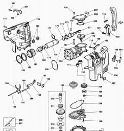 Black & Decker P8046 HAMMER DRILL spare parts