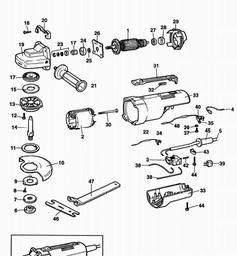 Black & Decker BL700 ANGLE GRINDER spare parts