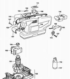 Black & Decker BL135 SANDER spare parts