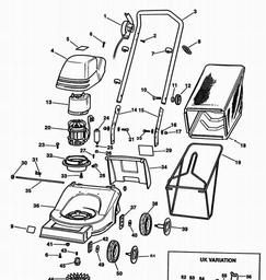 Black & Decker GR240 ROTARY MOWER spare parts