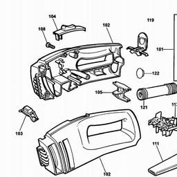 Black & Decker VP332 DUSTBUSTER spare parts