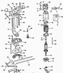 Black & Decker KW780 ROUTER ATTACH spare parts