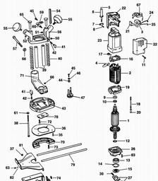 Black & Decker KW780E ROUTER ATTACH spare parts