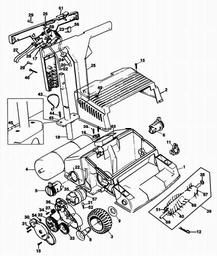 Black & Decker GD195 LAWNRAKER spare parts