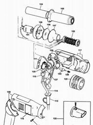 Black & Decker KX1665 HEATGUN spare parts