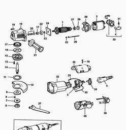 Black & Decker BD12 SANDER/GRINDER spare parts
