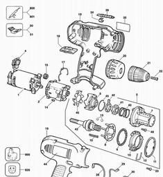 Black & Decker KC1482 CORDLESS DRILL spare parts