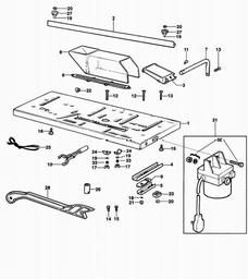 Black & Decker X40300 SAW TABLE spare parts
