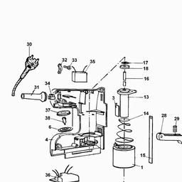 Black & Decker KX418E TACKER spare parts