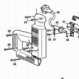 Black & Decker KX428E TACKER spare parts