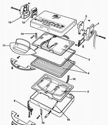Black & Decker GM18 GRILL spare parts