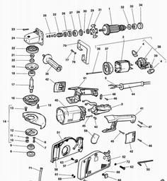 DeWalt DW491K spare parts