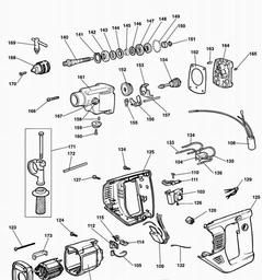 DeWalt DW165K spare parts