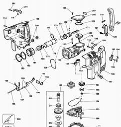 DeWalt DW545 spare parts