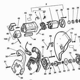 DeWalt DW875 spare parts