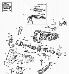 Black & Decker KD997RT DRILL spare parts