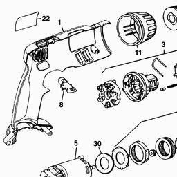 DeWalt DW961K spare parts