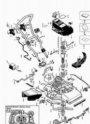 Black & Decker GRC645 CORDLESS MOWER spare parts