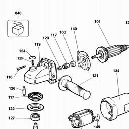 DeWalt DW450K spare parts