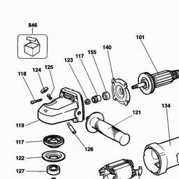 DeWalt DW458 spare parts