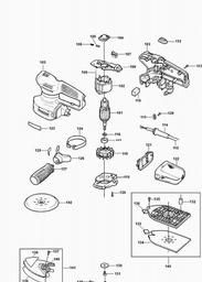 Black & Decker KA210LD SANDER spare parts