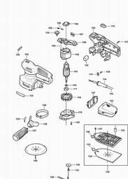 Black & Decker KA220E SANDER spare parts