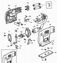 Black & Decker VP660 JIGSAW spare parts